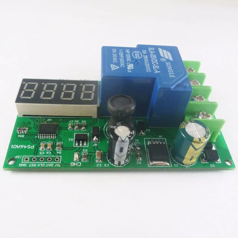 

Multifunction Lead-acid Lithium Battery Charging Controller Module Protection Board Voltmeter UPS Diy 6-60V