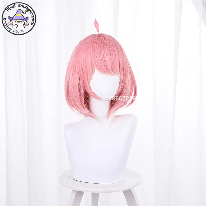 Spy X Family Anime Anya Forger Cosplay Adult Kids Costume Halloween Party Roleplay Set White Dress Headdress Wig Daily Wear