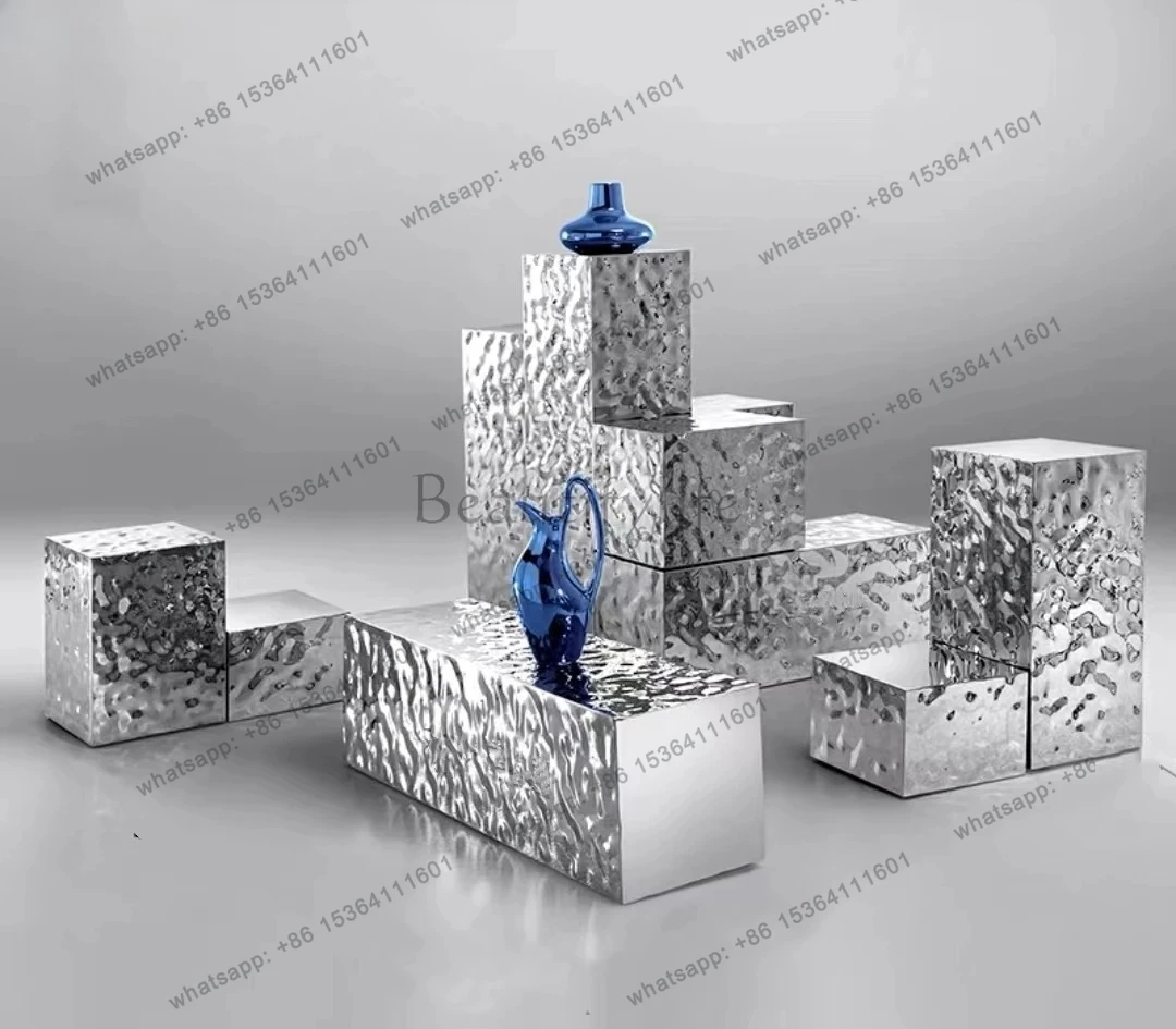 Water Ripple Clothing Store Mall Decoration Flowing Water Table Window Display Cabinet Center Island Display Table