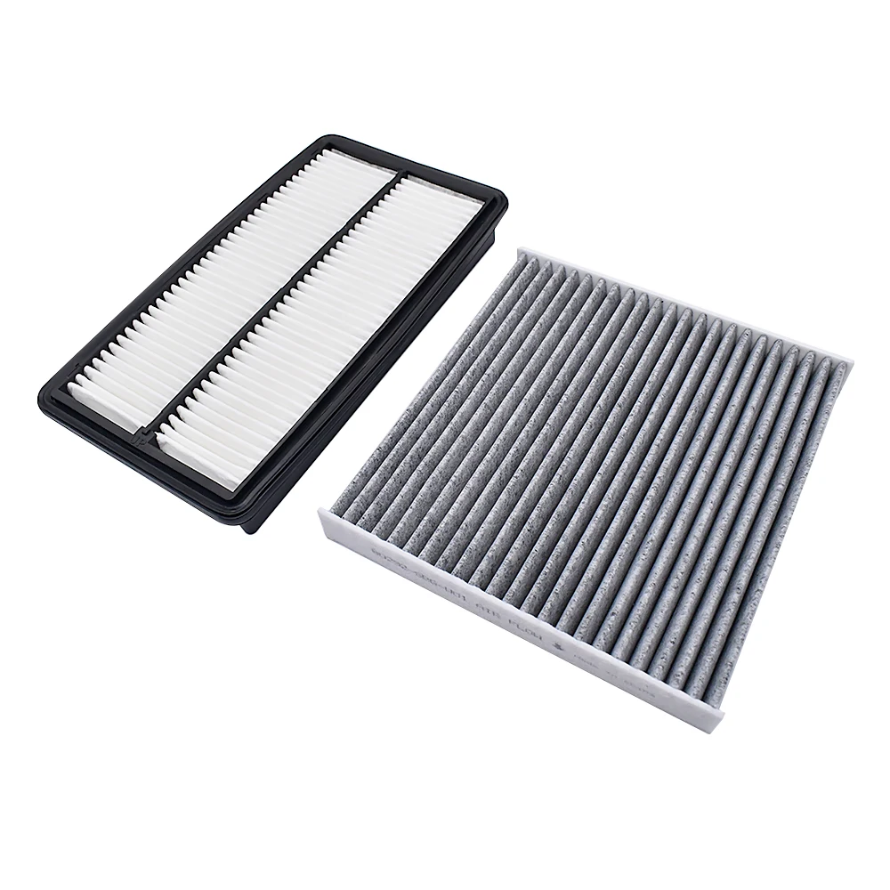 Engine Air Filter Car Cabin Air Filter with Activated Carbon For Honda Pilot 2009-2015 Odyssey 2005-2010 Acura MDX 17220-RN0-A00