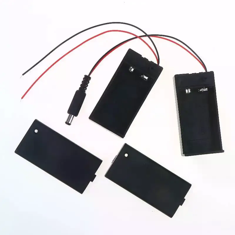 Корпус-для-батареи-9В-1-3-5-шт-аксессуары-для-diy-бокс-для-батареи-9В-с-крышкой-выключателем-кабелем-и-разъемом-dc
