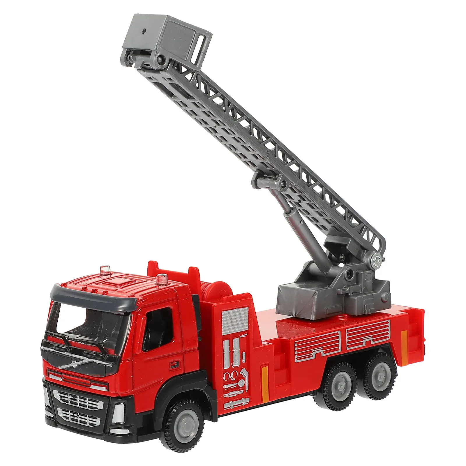 Realistic Red Fire Truck Alloy Toy for Kids – Educational Firefighting Vehicle for Imaginative Play