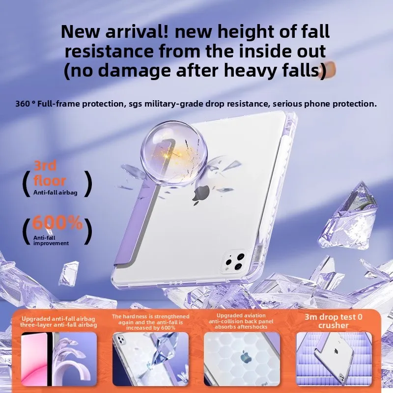 Para Huawei Tablet Case MatePad 11.5S com slot para caneta SE 11 polegadas 4 Rotating Air 12 Pro Cover 8