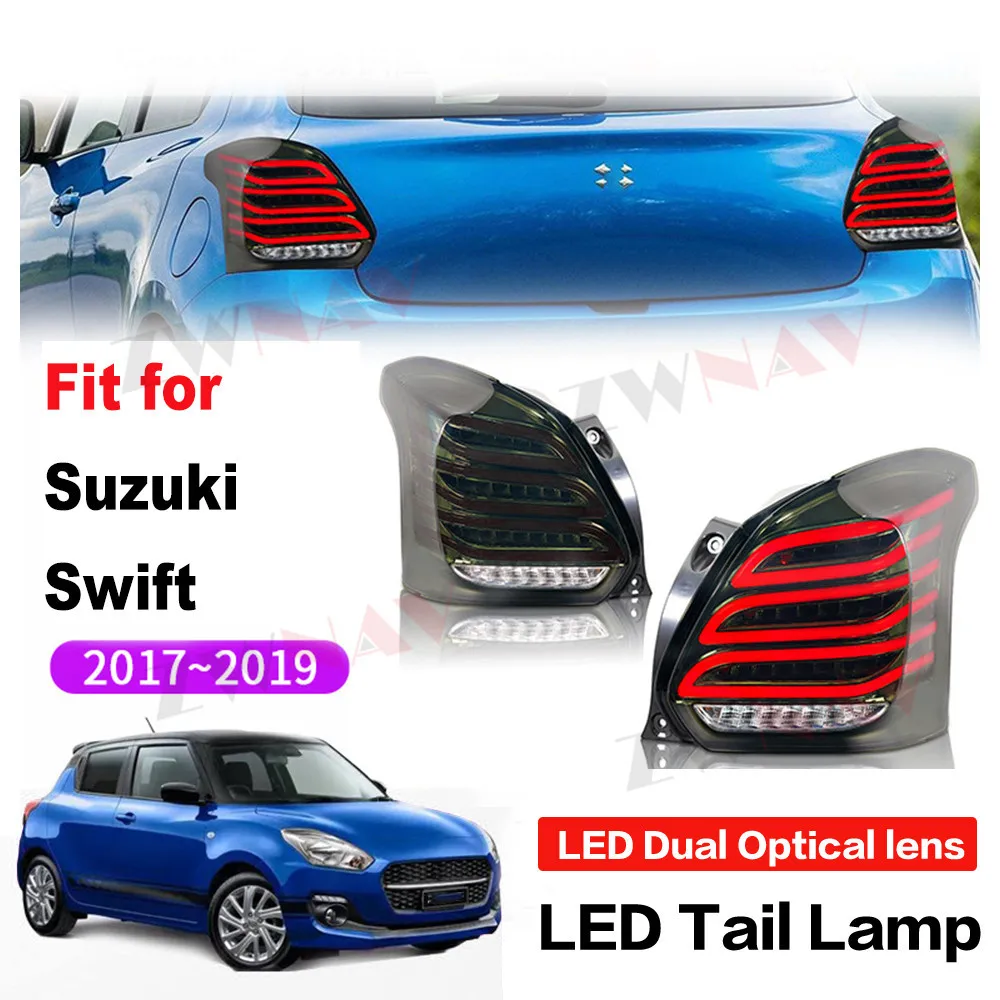 

For SUZUKI SWIFTS 2017 2018 2019 2020 Car Rear Light LED Taillight Lights Turn Signal Assembly Modification Lamp Accessory