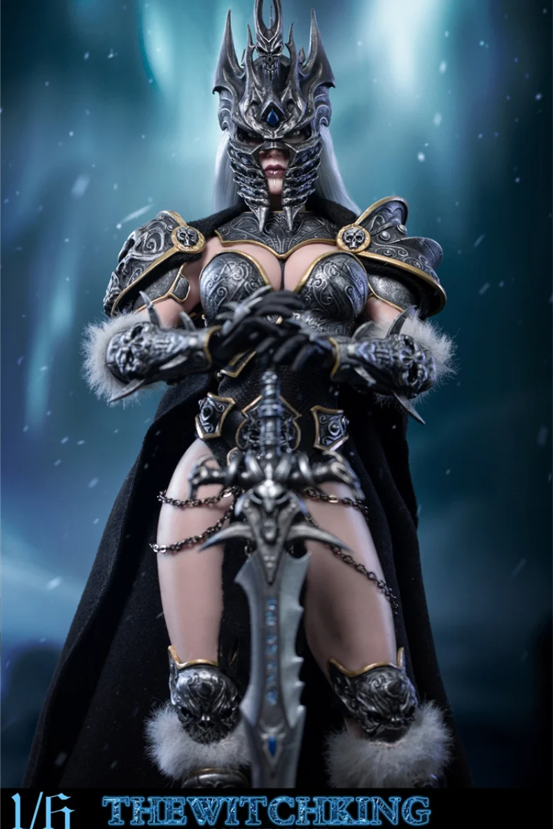 Longshan Heavy Industry Ls2024-01 1/6 Lich King Scourge Legion Action Figure Movable Joint Garage Kit Model Doll Toys Gift