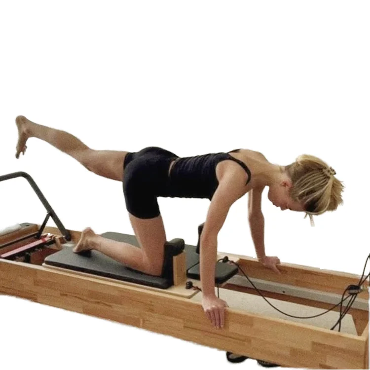 

China Manufacturer's Most Popular Customizable Pilates Reformer Core Beds Maple Wood In-one Platform Extender