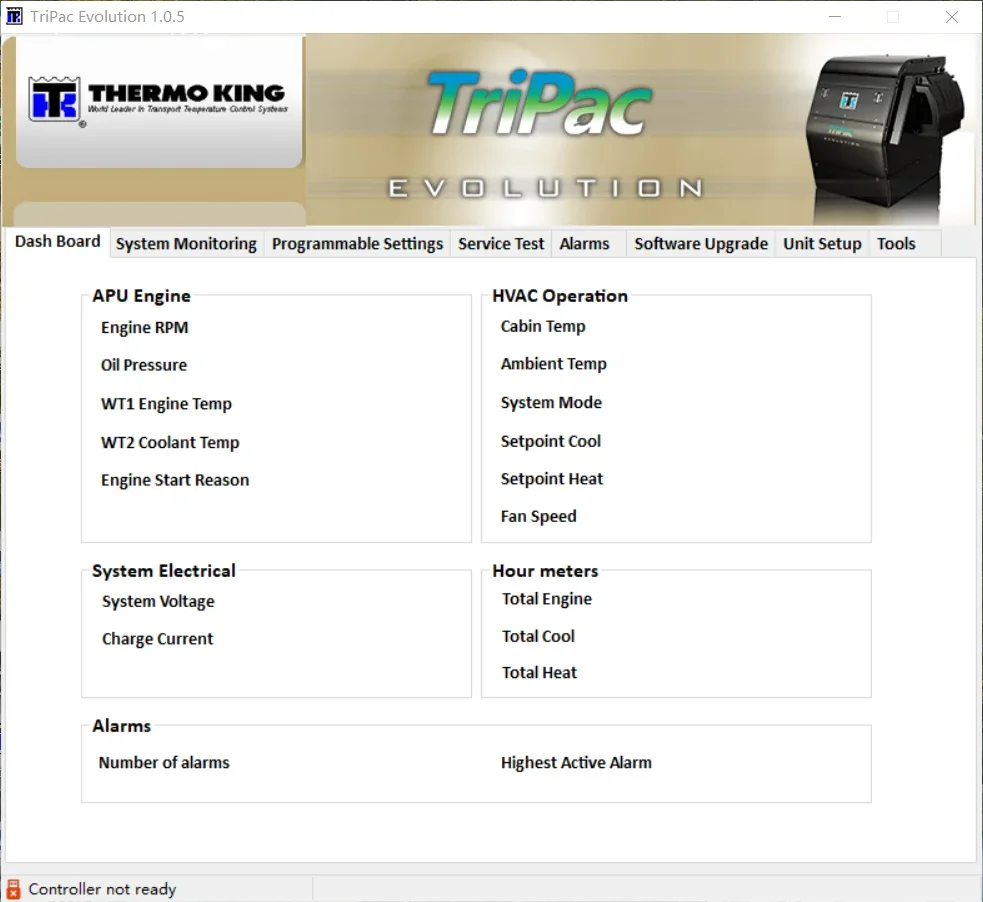 TruckEPC3 Thermo King TriPac Evolution Service Tool 1.0.5