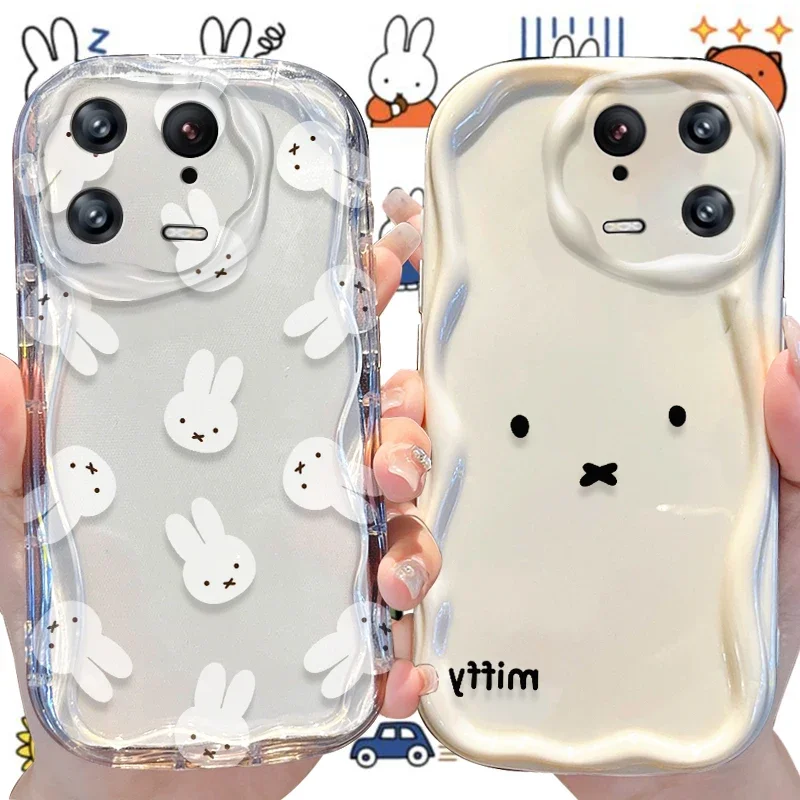 Lovely M-Miffys Case for Xiaomi Mi 14 13 12 Pro 11 Lite 11i 5G POCO X6 X5 X4 X3 NFC GT F6 F5 F4 F3 M4 M3 Shockproof Back Cover