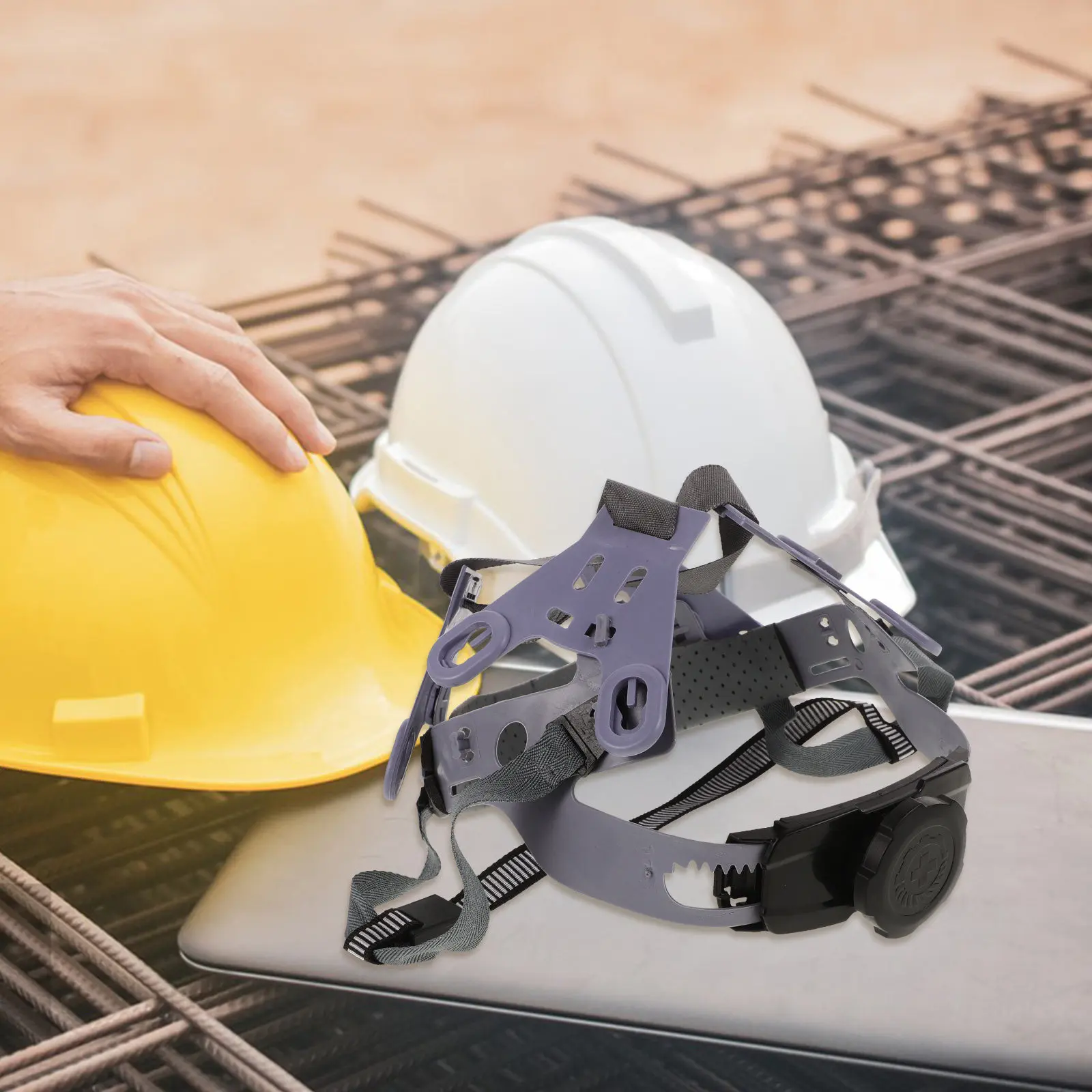 

Сменный дышащий вкладыш для строительной каски с регулировкой на ручке, аксессуар для защиты головы