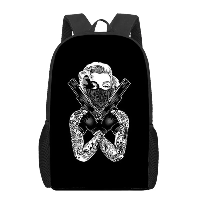 

The Russian Mafia Printed Teenager Daily Casual Backpacks Kids Schoolbag Boys Girls Travel Shoulder Backpack Laptop Backpack