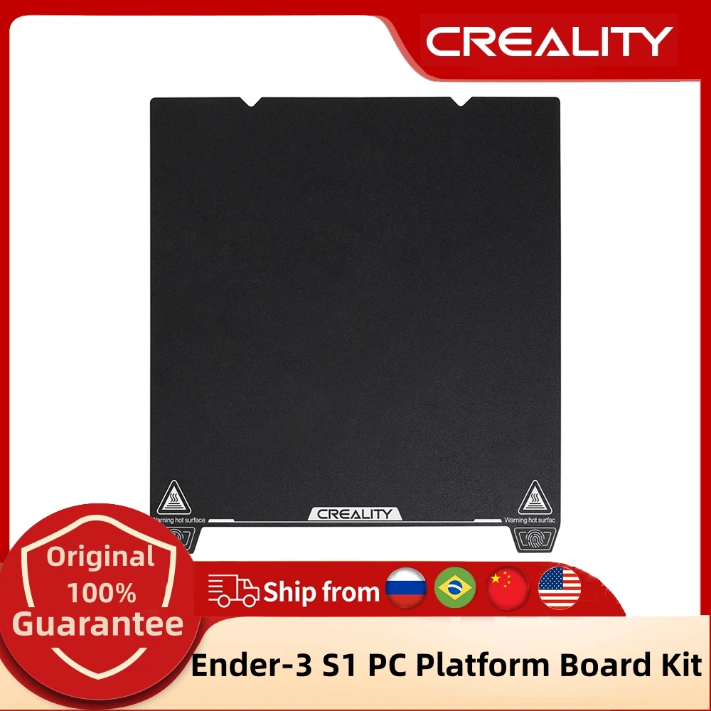 

Комплект платформы Creality Ender-3 S1 для ПК, пружинный стальной набор для ПК 235x235 мм, детали для 3D-принтера