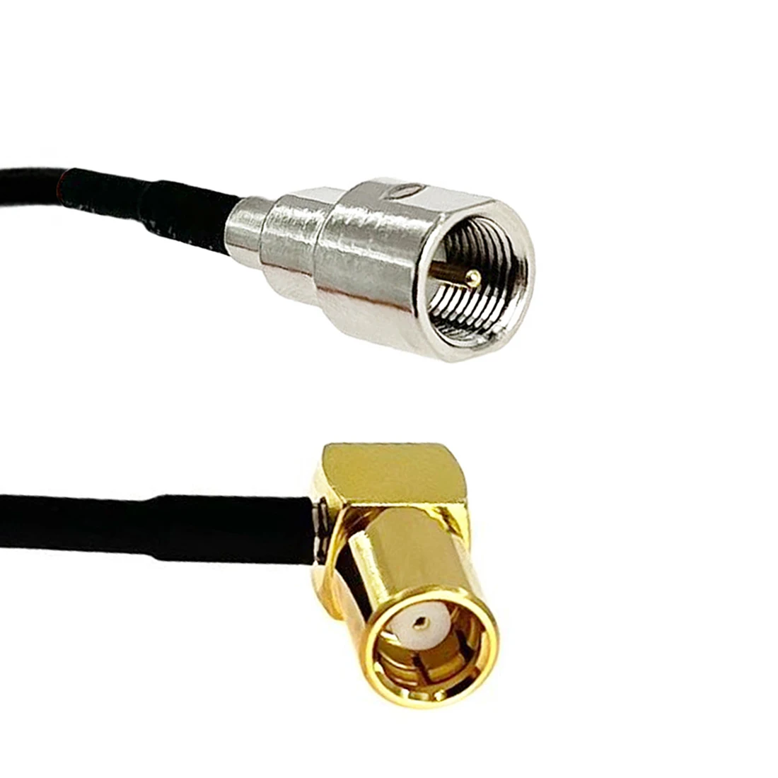 Modem Coaxial Cable FME Male Plug Switch SMB Female Jack Right Angle Connector RG174 Cable 15cm Adapter New