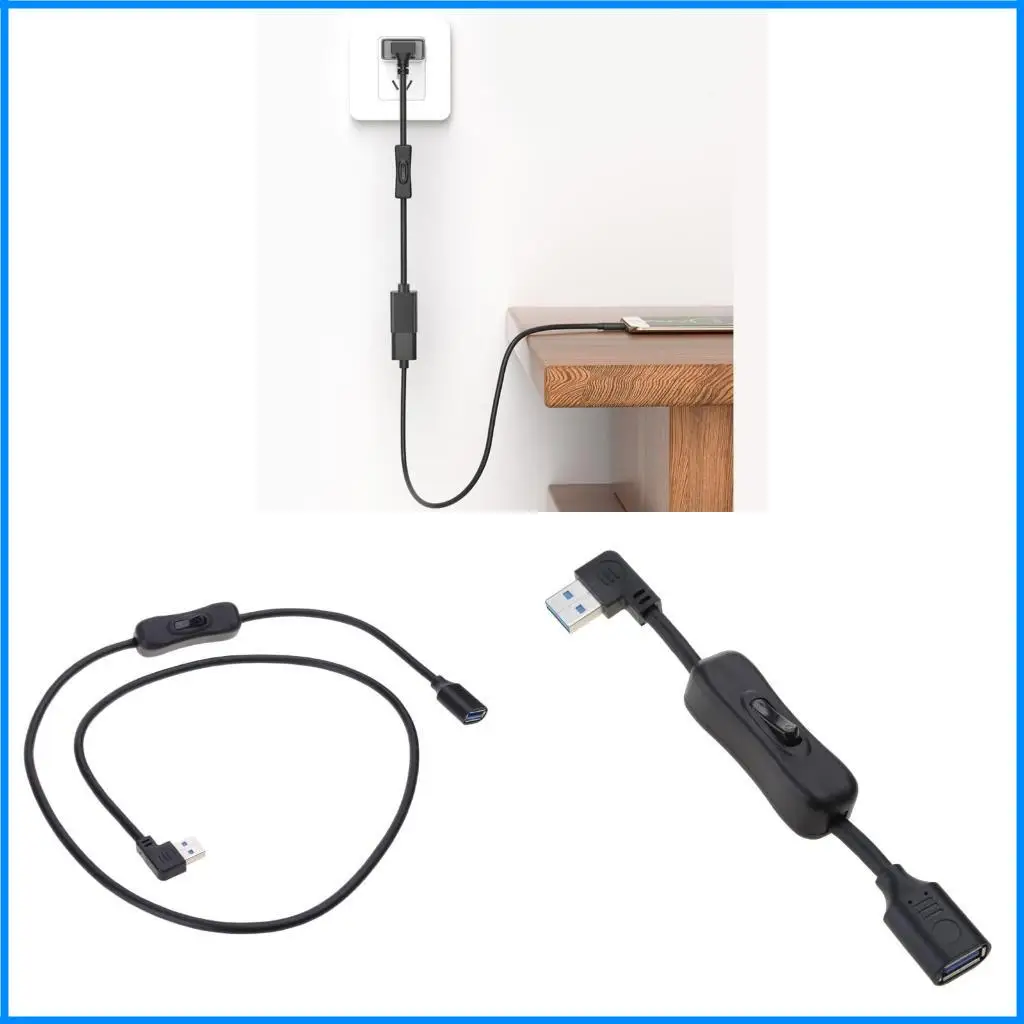 

Портативный удлиняющий кабель USB3.0 с переключателями для светодиодной настольной лампы USB