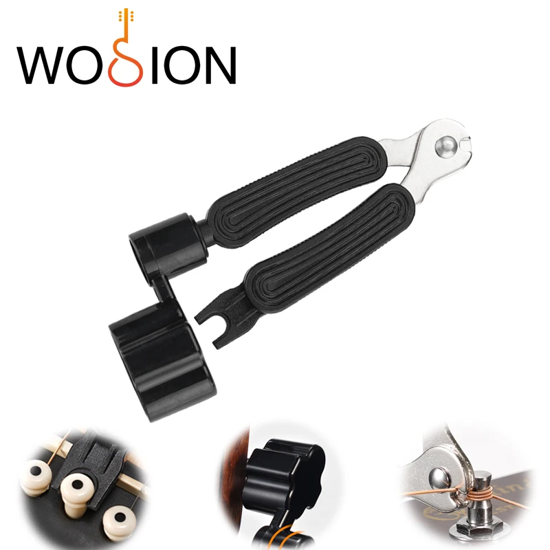 VORTEX   Guitar string winder ，3-in-1 multi-function string winder, used to adjust strings, cut strings .Replace the bridge pin.