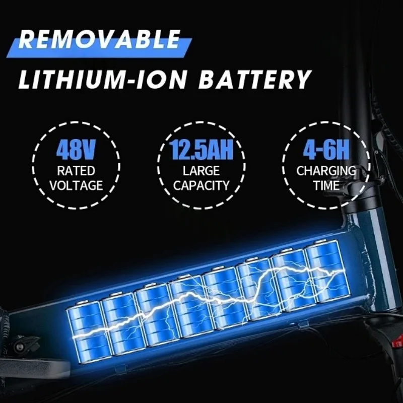 

52V 48V 36V Replacement Batteries 10Ah-17.5Ah - For Engwe EP-2 Pro Engine Pro Upgraded MATE X Bike DCH-003/006/009