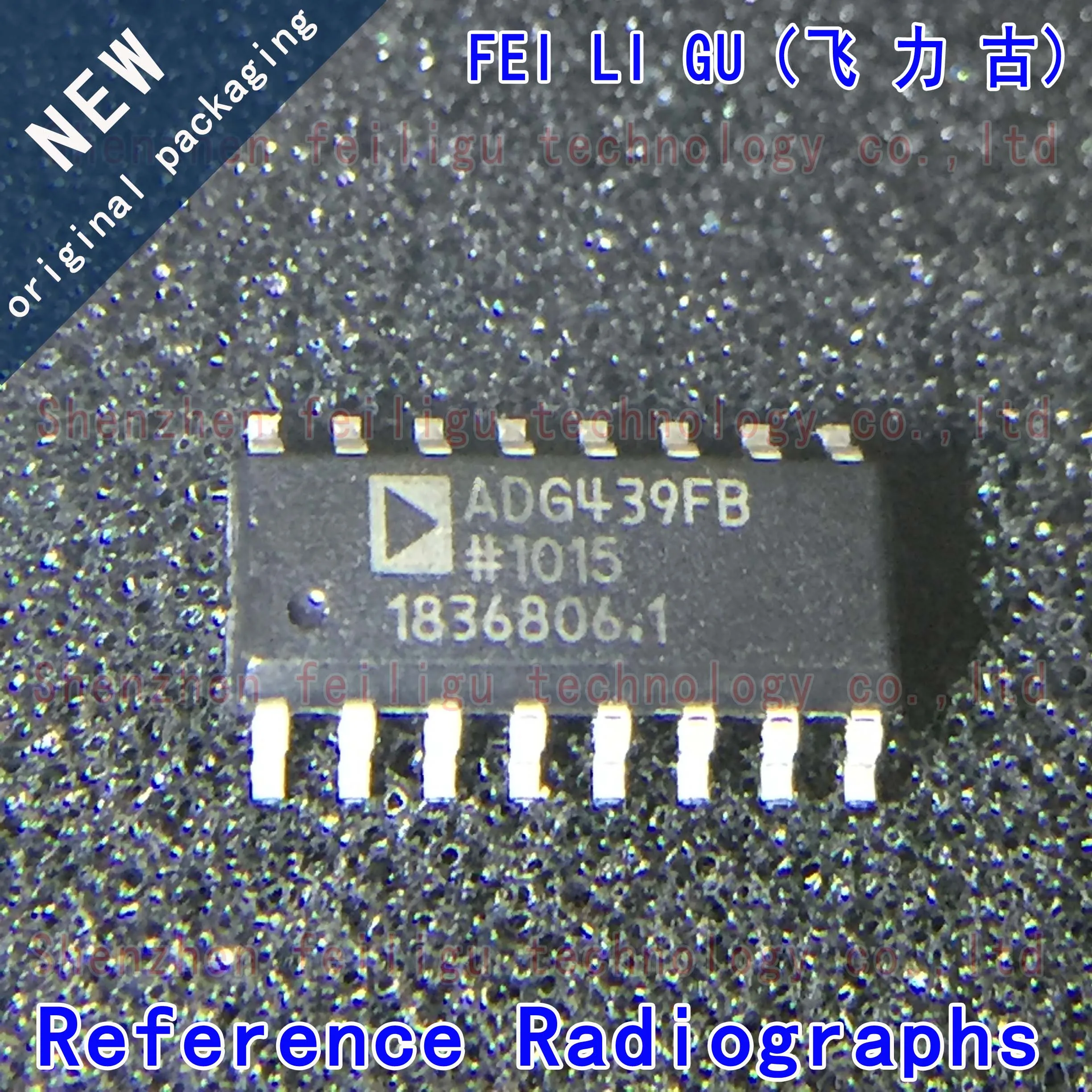 Piezas original ADG439FBRZ ADG439FBR ADG439, 1 ~ 30 ADG439FBRZ-REEL, 100% nuevo, Paquete: SOP16, interruptor analógico/Chip multiplexor