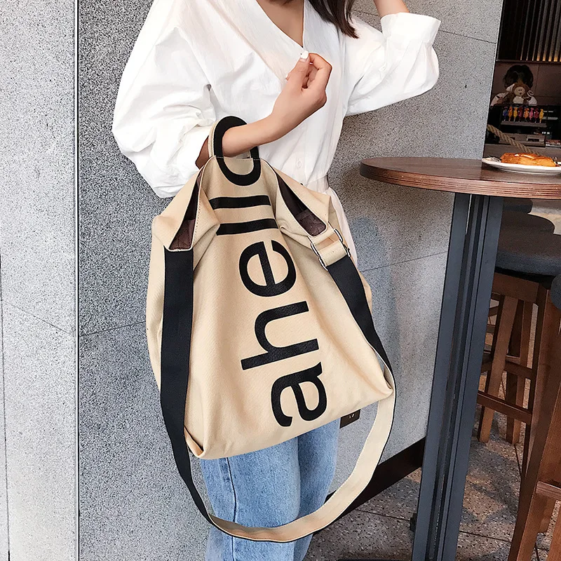 Fashion Large Capacity Handbag Trending Letter Design Crossbody Shoulder Bags For Women Casual Female Big Shopping Tote