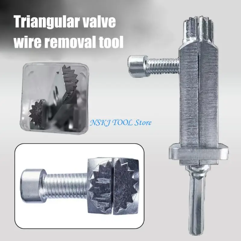 

L8RC Simple To Use Screw Extractor Plumbing Tool Set For Various Faucet Repair Needs