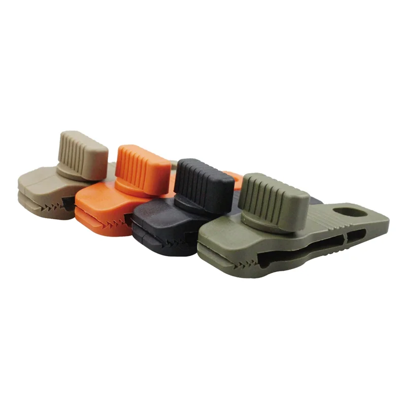 10 pièces auvent corde pince bâche pince bâche pince réutilisable tente Crocodile pince tente auvent pince pour auvents Camping Durable kaki