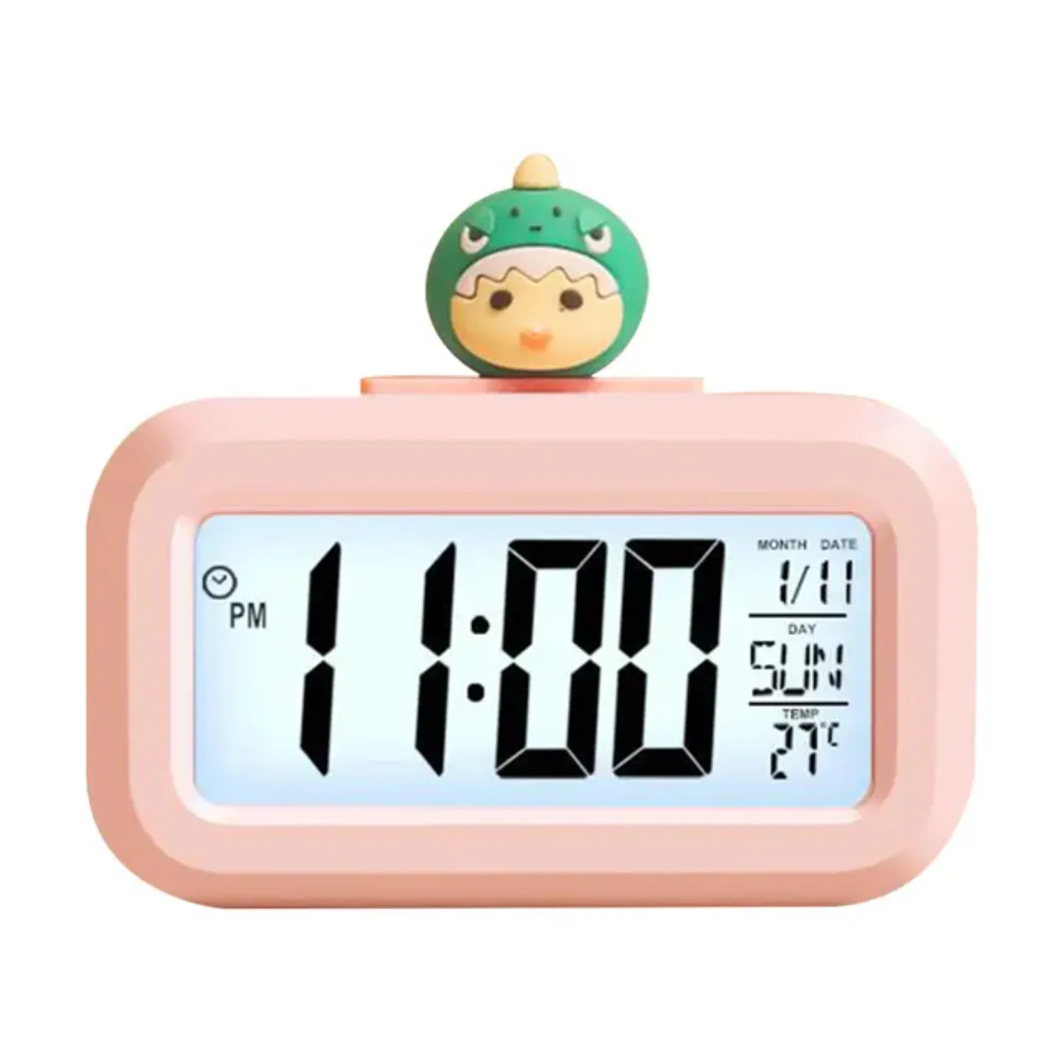 Digital Alarm Clock Electronic Digital Alarm  Desktop Table Clocks   Office Backlight Snooze Calendar Clock