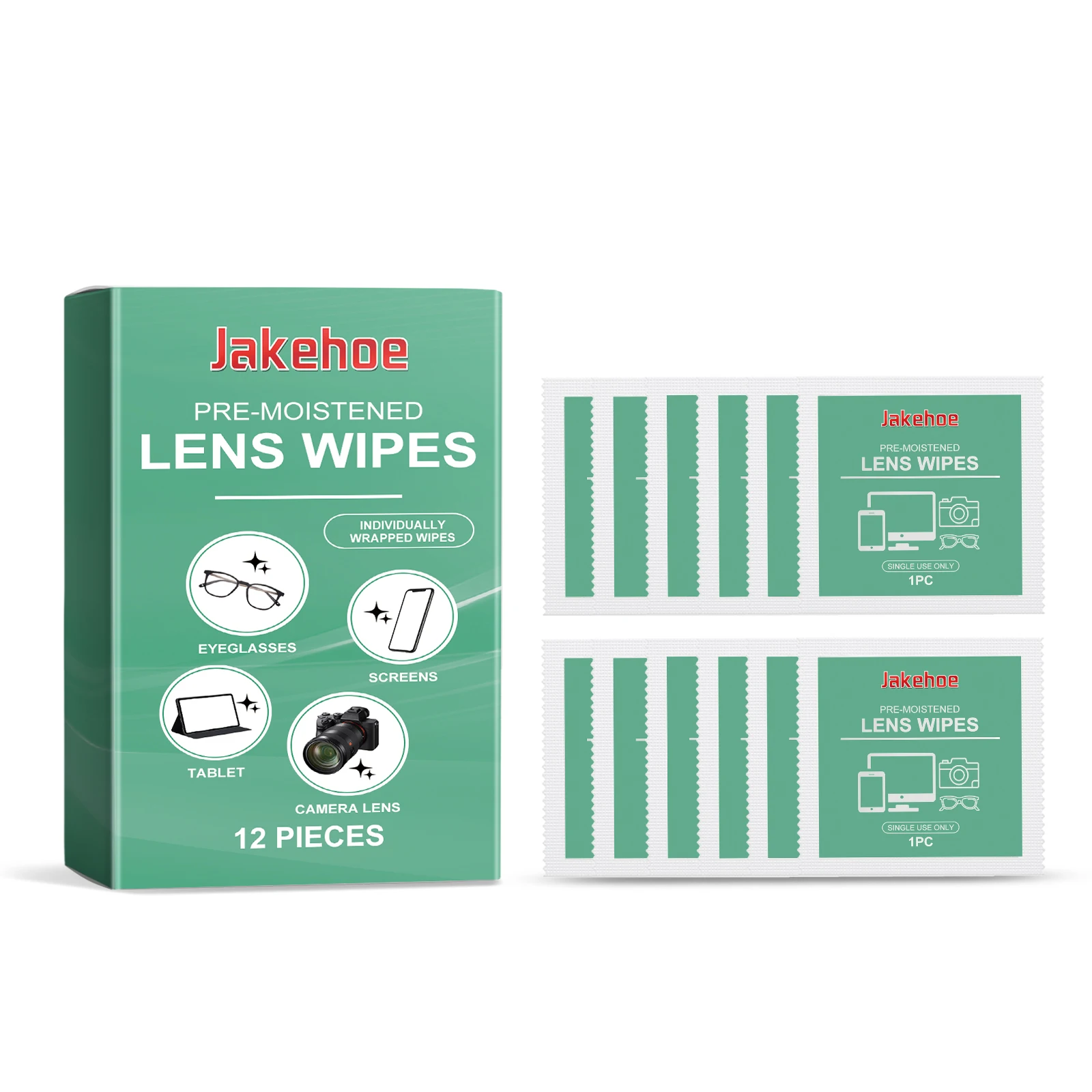 Glasses Cleaning Wet Paper Disposable Anti-Fog Misting Dust Remover Lens Wipes Eyeglasses Camera Lenses Phone Screen Cleaner