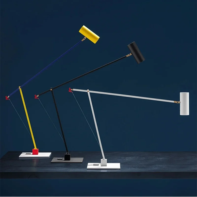 Long Arm Lights Metal Rainbow Lamp Bedroom Joint Rotating Height Adjustable Children Room Decoration Light Desk Lamp Floor Lamp