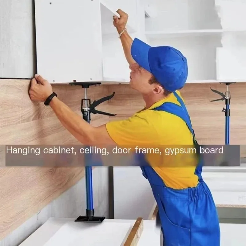 

New Square Base 30-290cm Woodworking Telescopic Support Rod Wooden Ceiling Door Frame Raise Lifter Labor-Saving Arm Jack