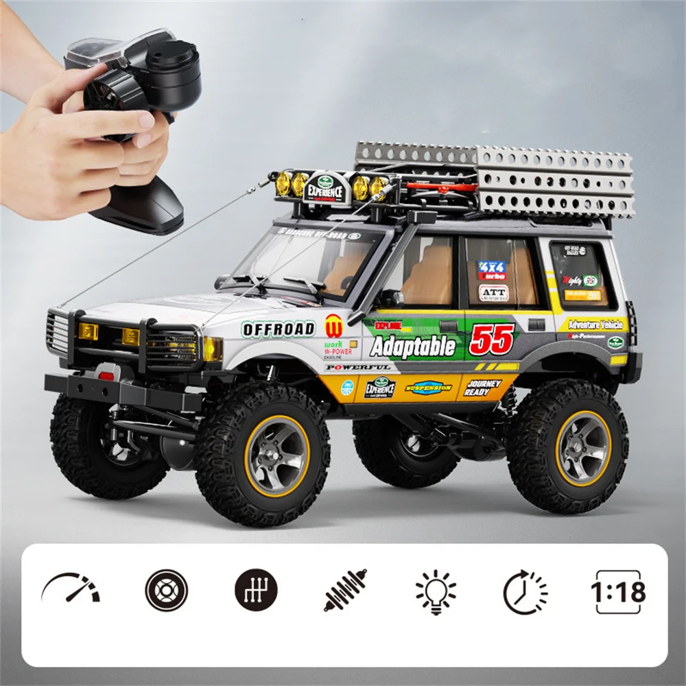 

JXC LR1801 RTR 1/18 2.4G 4WD RC Rock Crawler Off-Road Climbing Truck with Mechanical 3-Speed & Full Proportional Control
