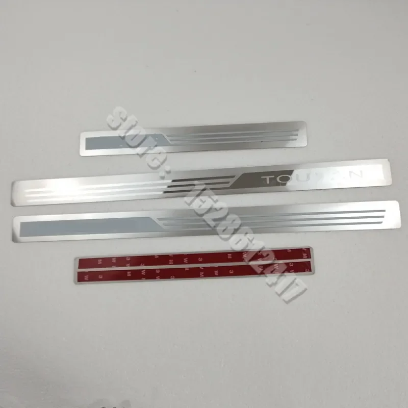 

Для Volkswagen Touran 2004 2005 2006-2022 автомобильные аксессуары накладка на порог из нержавеющей стали наклейка на педаль удара