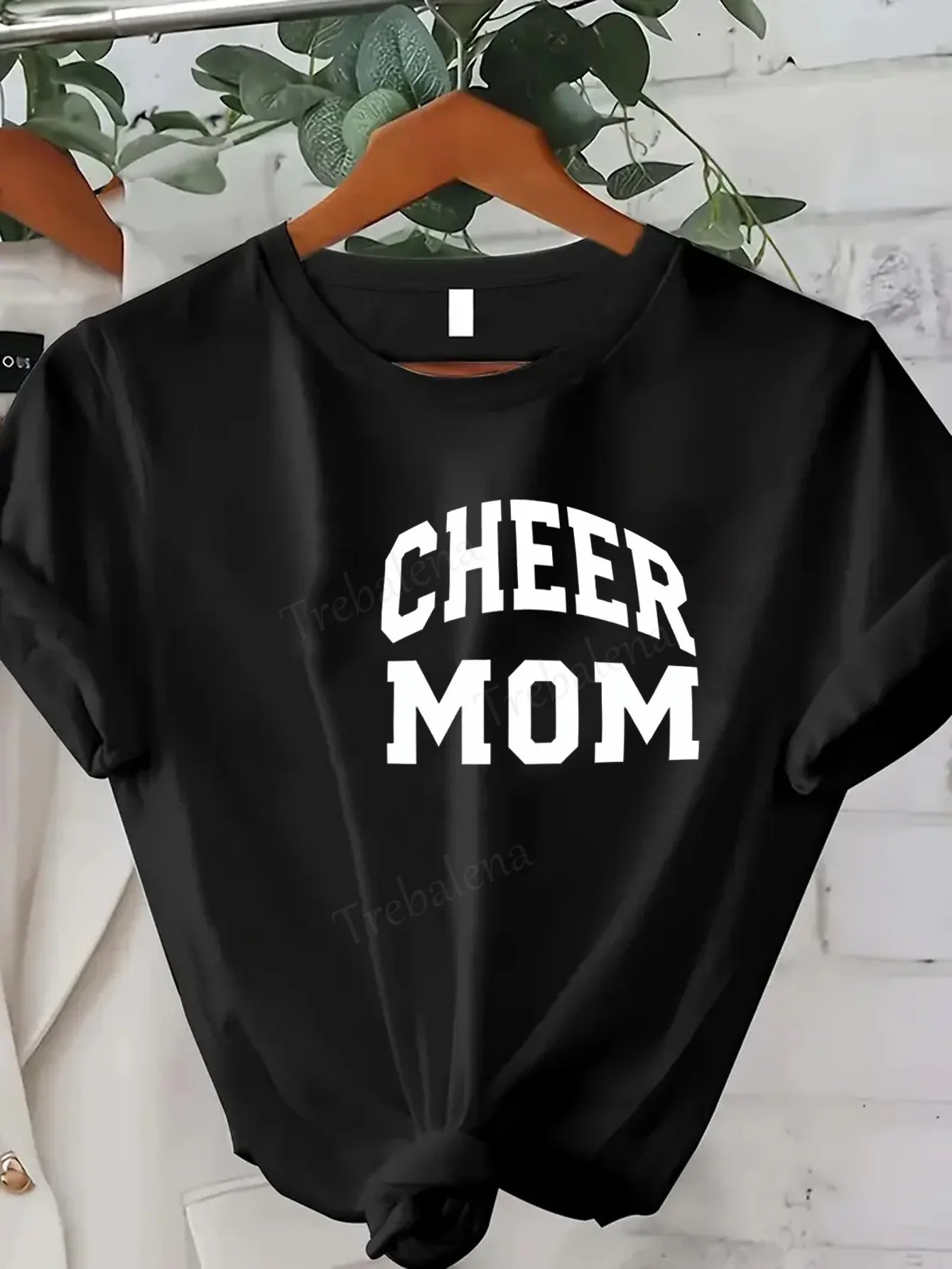 

Женская футболка Cheer Mom Футболка для женщин — повседневный сексуальный стиль, идеально подходит для игр в день и повседневная одежда