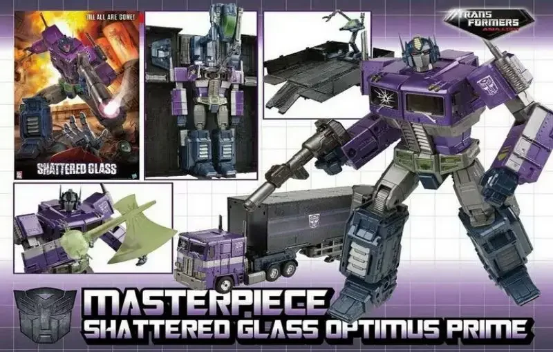 Dalam stok Asli TAKARA TOMY Transformers SHATTERED GLASS Optimus Prime MP10SG PVC figur aksi figur Model mainan