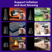 2026 High Power Jet Dry Blower Mini Turbo Fan Electric Air Duster Cordless PC Keyboard Cleaner Car Drying 2600mAh LED Display 5