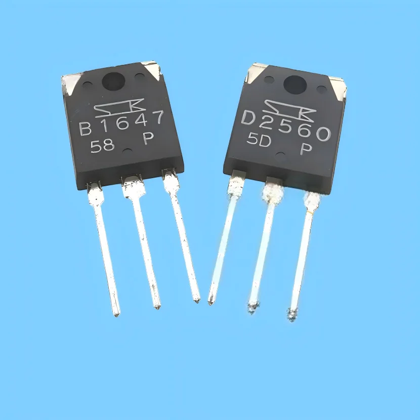 1 pair/lot 2SB1647 2SD2560 B1647 D2560 Brand New Original Genuine Audio Amplifier Paired With Tube Chip Packaged TO -3P
