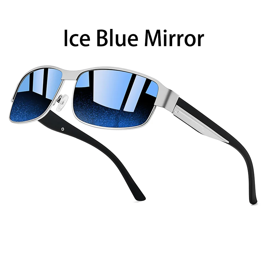 Modische Vintage Rechteckige Sonnenbrille für Männer und Frauen Angeln Fahren Luxus Marken Designer Eyewear