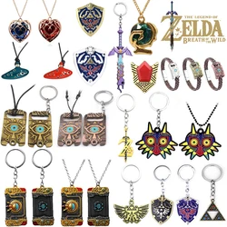 Zeldas Tears of The Kingdom Link Hero Master Sword Keychains The Legend of Zeldas Series Metal Cosplay Props Keyring Fans Gift