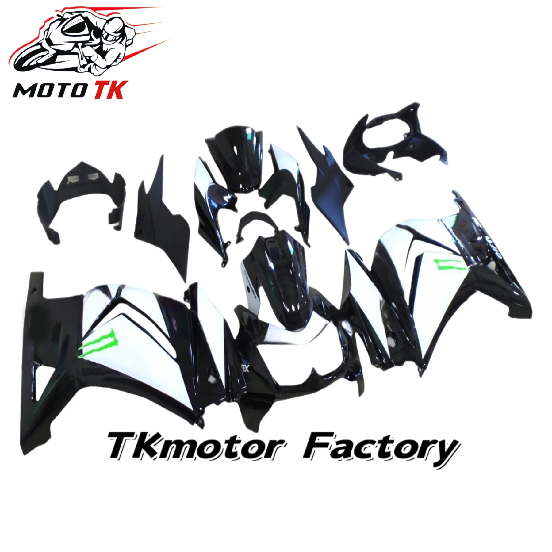 Motorcycle Fairing Kit ABS Plastic Injection Body Bodykits For Kawasaki Ninja250 Ninja 250 EX250R EX-250R 2008-2010 2011 2012