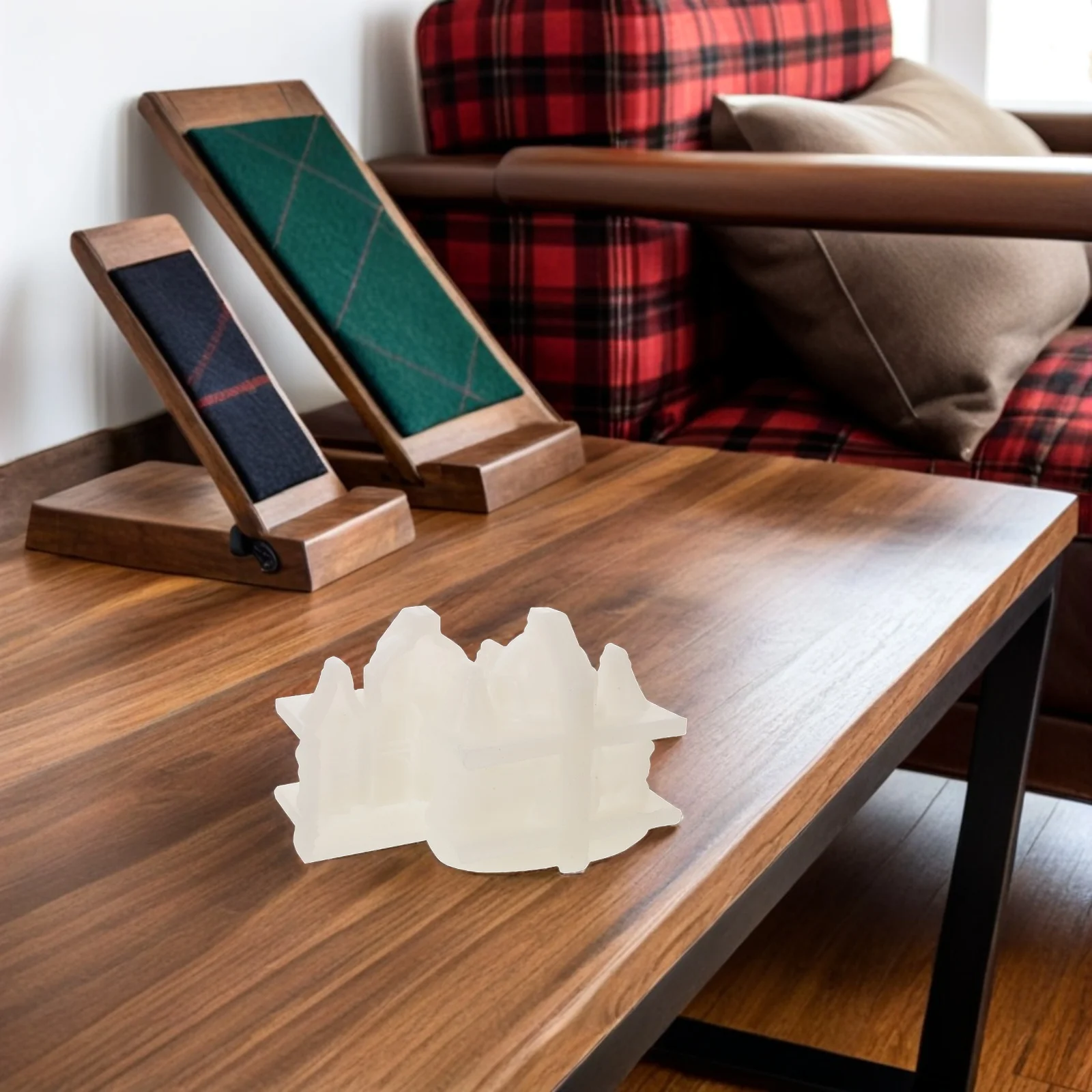 

2pcs Silicone Castle For Wax Crafting Diy Making Supplies Epoxy Resin Casting Mini Shaped Molds Creative