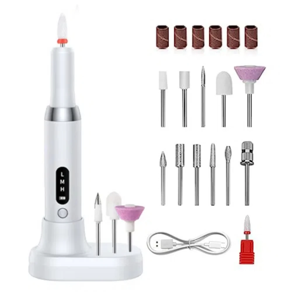 Electric Nail Polisher Drill Professional Nails Grinding Polishing Dead Skin Removal Art Sanding File Pen Manicure Machine