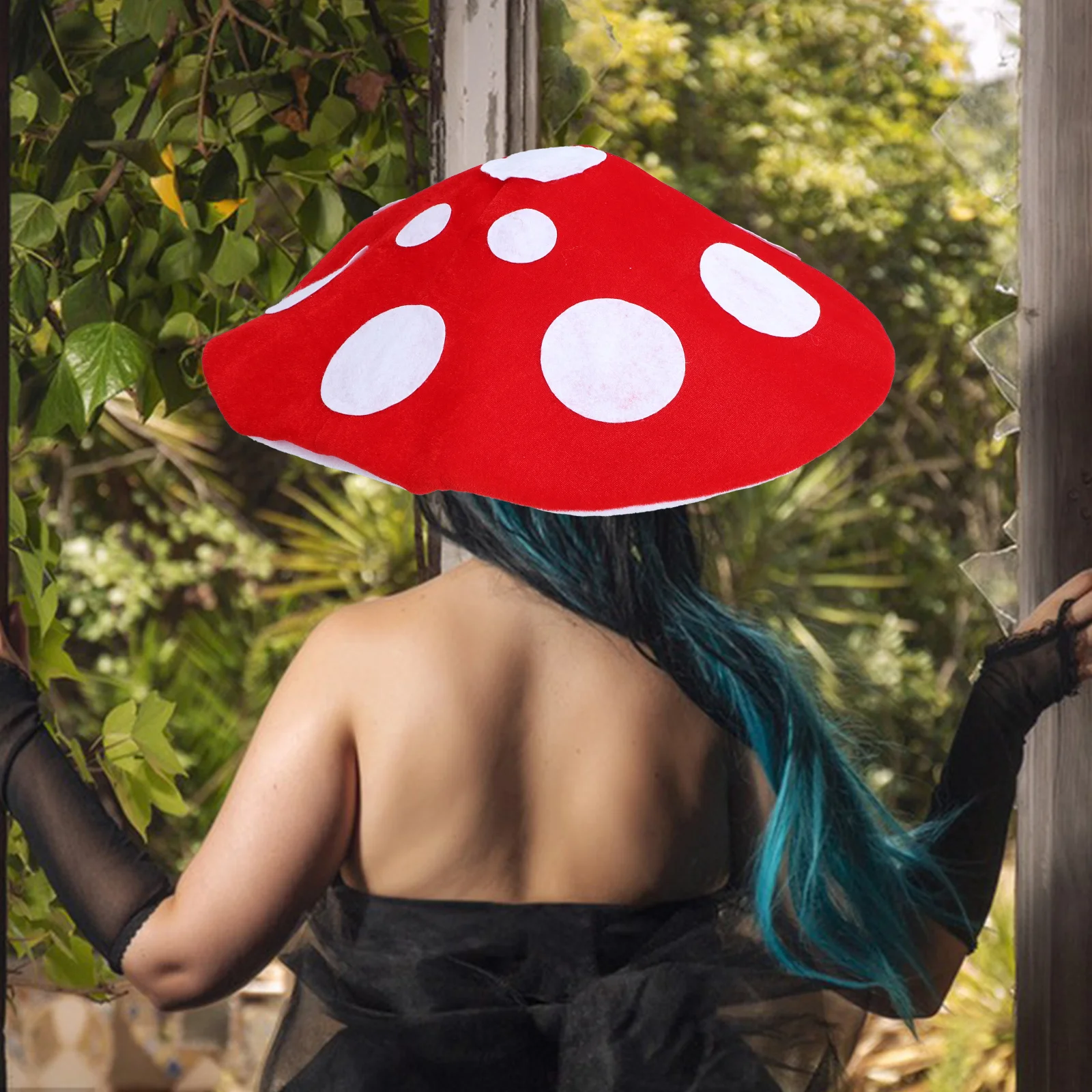 

Cute Mushroom Hat For Carnival Party Costume Accessory Photo Shoot Prop Novelty Decorative Headwear Cosplay Fun