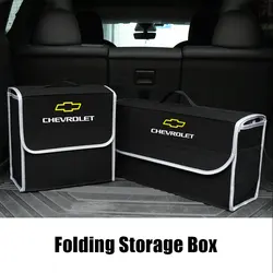 1pcs Car Trunk Storage Box Sundries Stowing Tidying Box For Chevrolet Cruze Captiva Sonic Spark Onix Orlando Sail Malibu Camaro