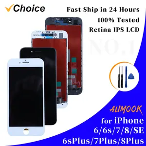 Bilashmart LCD iPhone 6 6s 7 8 SE2020 LCD Display Digital Touch Screen Assembly 6Plus 6sPlus 7Plus 8Plus LCD