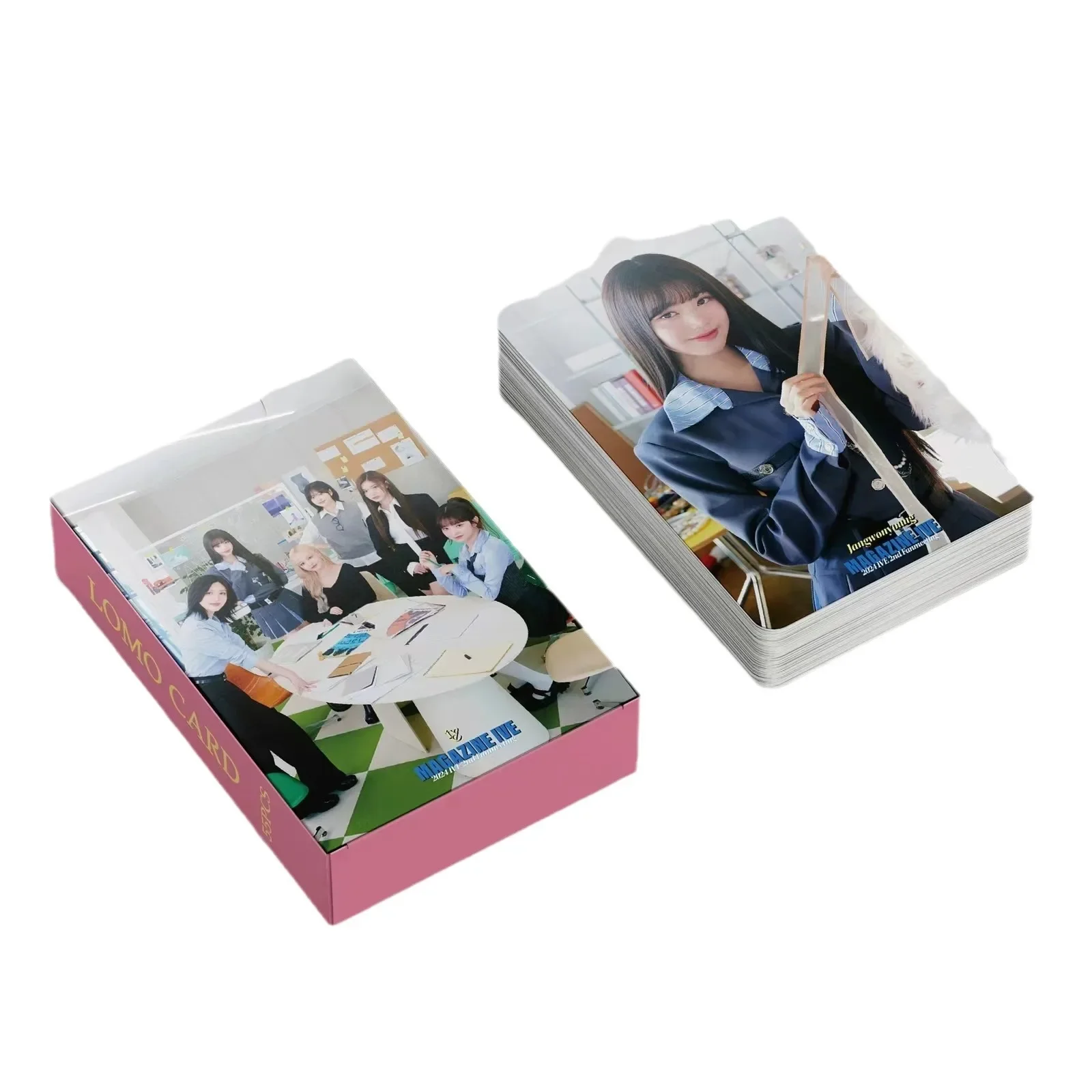 54pcs Kpop IVE Lomo Cards High quality Print Photocard Postcard Fashion Fans Gift