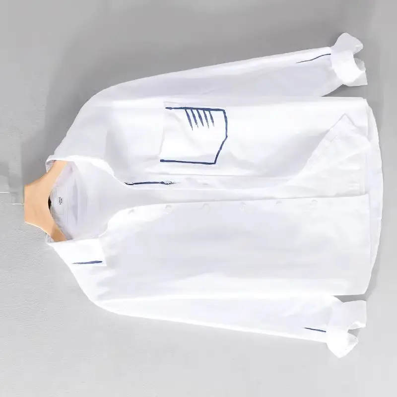 

New Stylish Long Sleeved Unique Casual Cotton Shirt Men Brand Trend Comfortable Top Clothes Chemise Homme Fast Drop Shipping