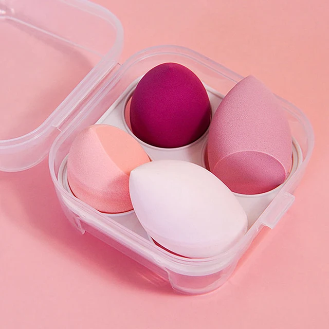 4pcs Makeup Sponge Powder Puff Dry and Wet Combined Beauty Cosmetic Ball Foundation Powder Puff Bevel Cut Make Up Sponge Tools 2 4pcs Makeup Sponge Powder Puff Dry and Wet Combined Beauty Cosmetic Ball Foundation Powder Puff Bevel Cut Make Up Sponge Tools 2