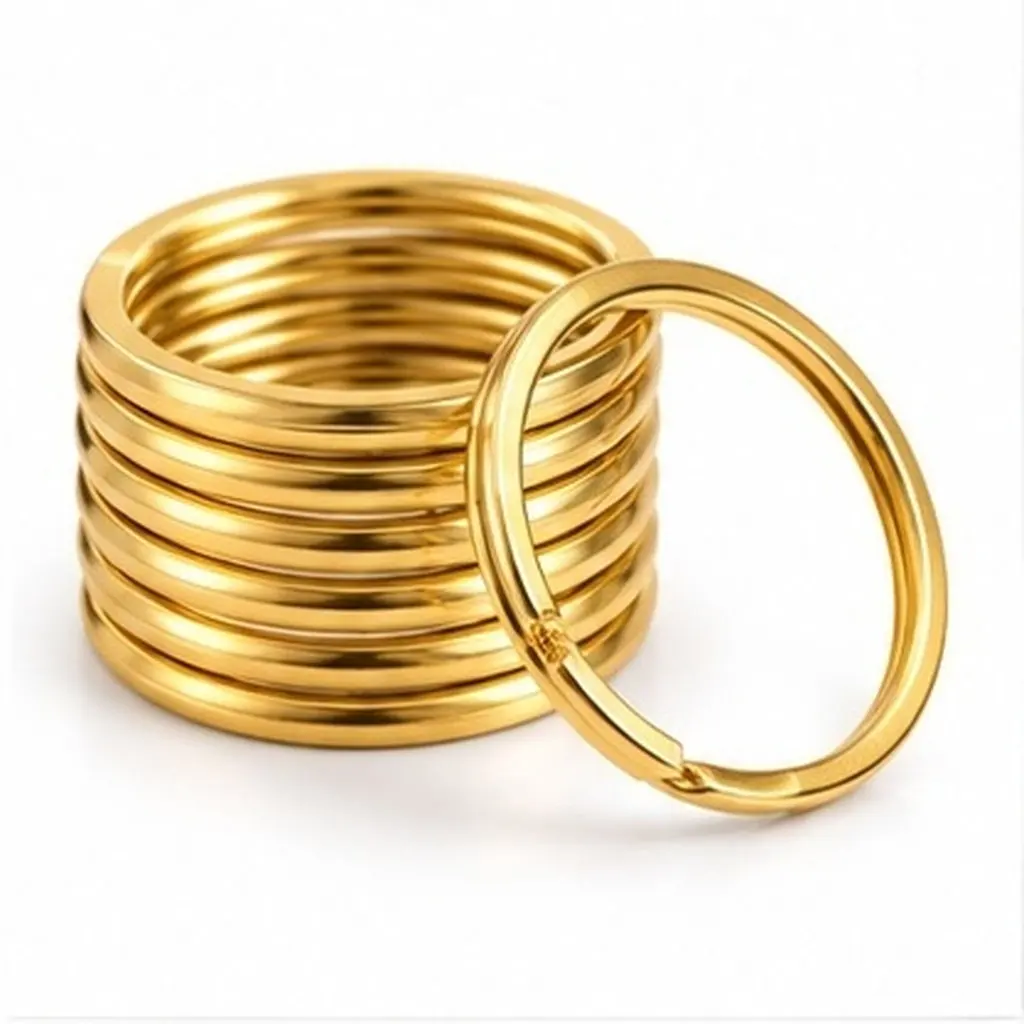 200Pcs Alloy Key Rings Split Ring Bulk Pack for Keys Organization DIY Jewelry Making Necklace Bracelet Anklet Accessories