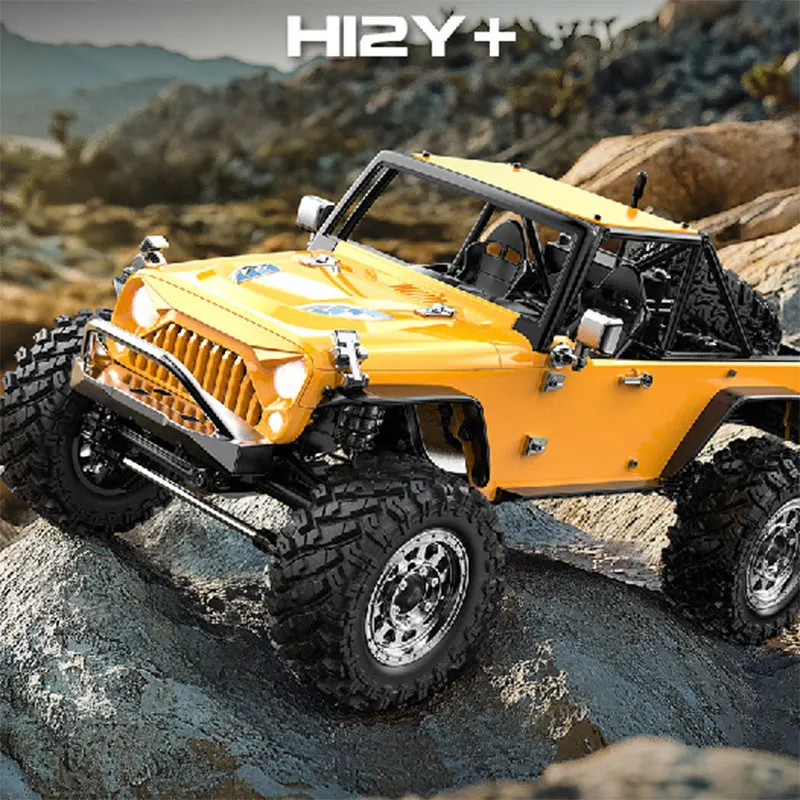 MJX H12Y/H12Y+ 1/12 RC Car Simulation Electric Climbing Car Brushless 4WD Off-road Vehicle Rc Model Car Rc Boy Gift