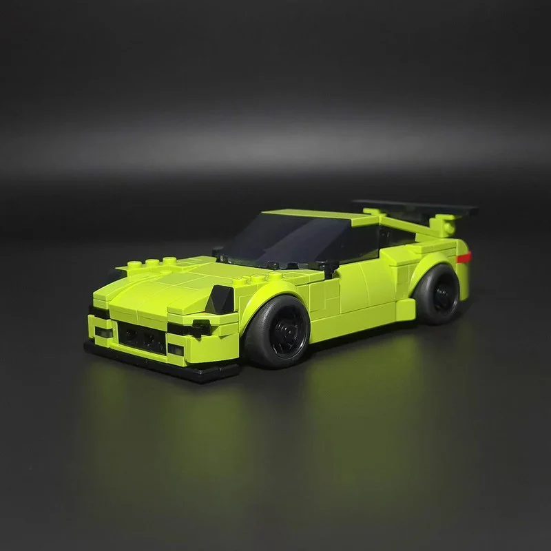 286 PCS Racing Car 77237 911 GT3 MOC Customize Modular Building Block Simple Brick Creative Design Model DIY Toy Birthday Gift