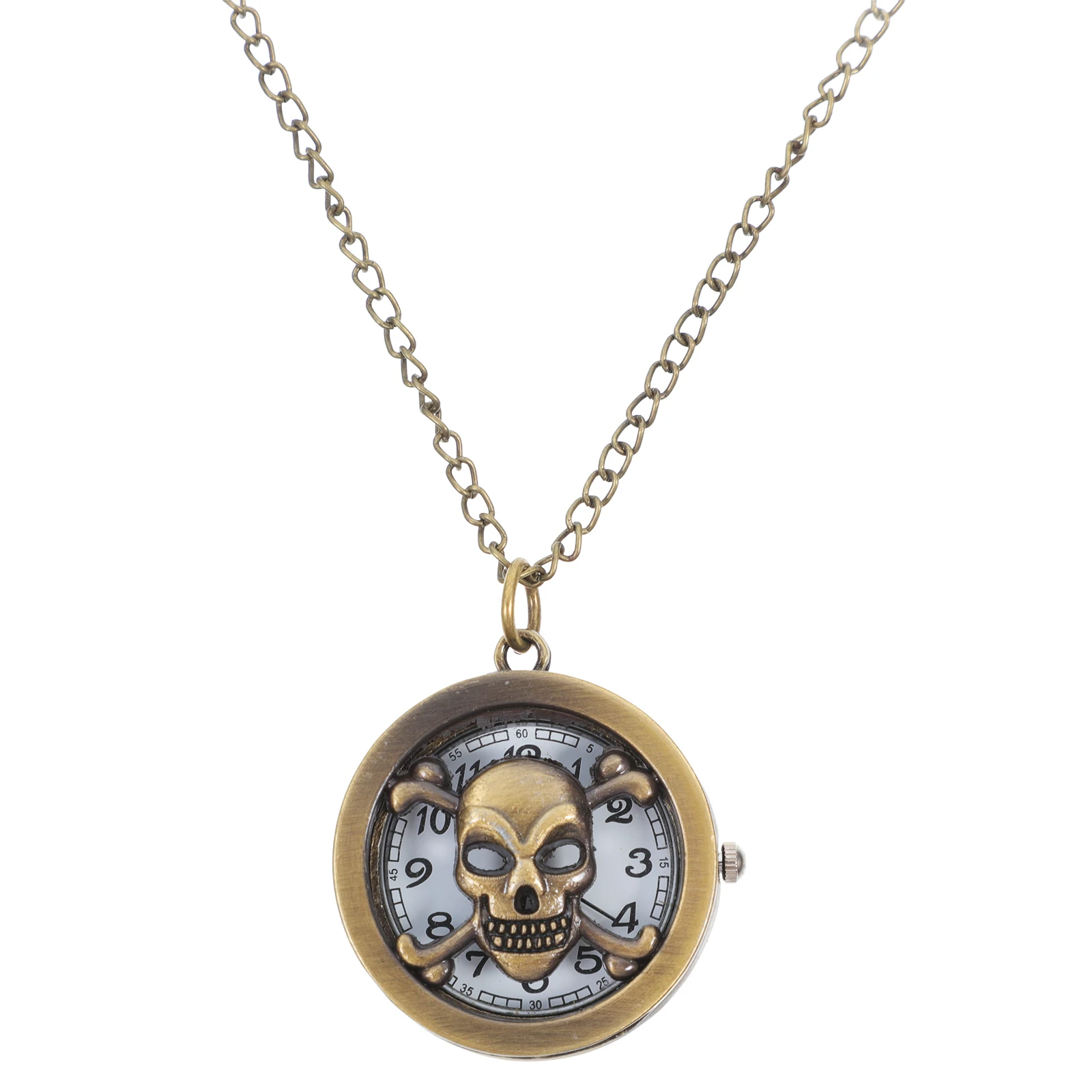 

Skull Pocket Watch Vintage Watches Personality Ladies Alloy Fashion Miss Decoration