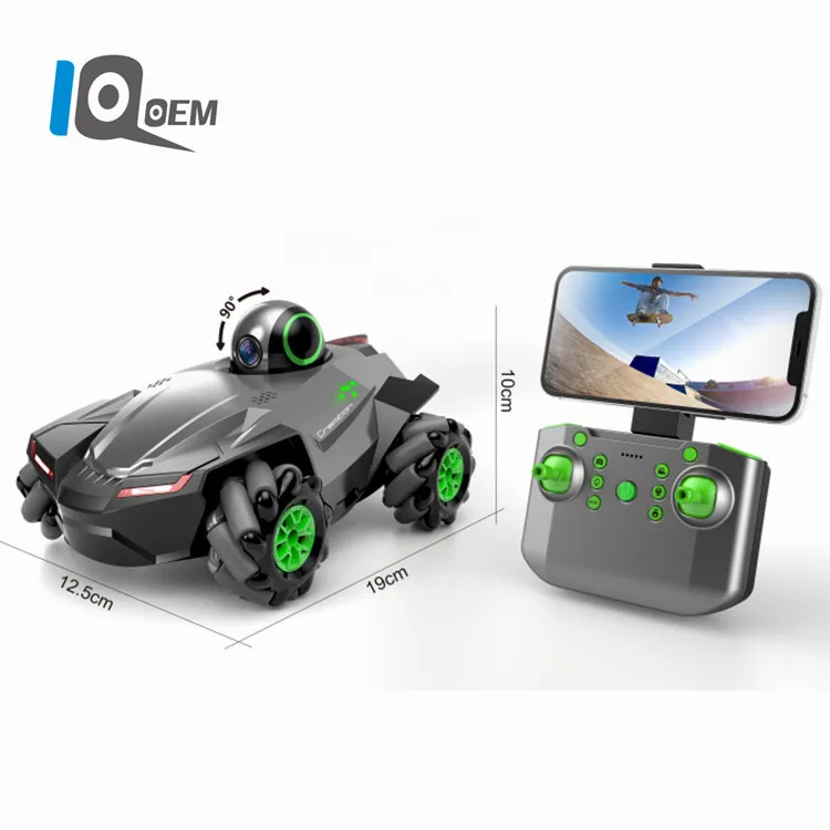 IQOEM Patented WiFi Camera RC Car Drift Stunt Video Exploration Remote Control Vehicle 4WD Boys Toy
