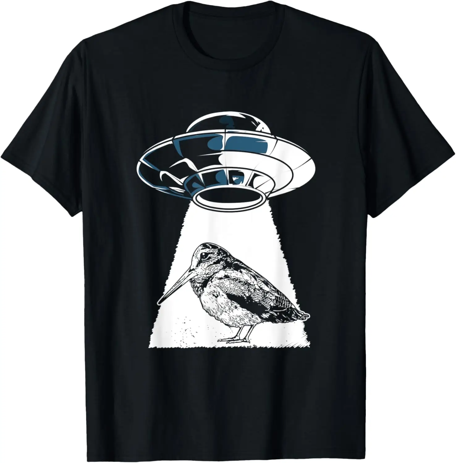 Hunting Woodcock bird- UFO space art Hunter T-Shirt